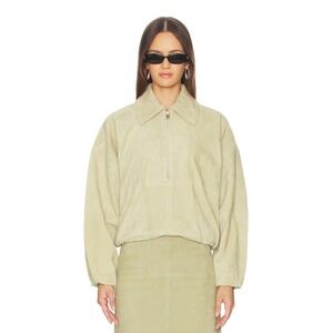 SRG Elenore Suede Jacket in Butter Beige Size XL NWT $750 READ